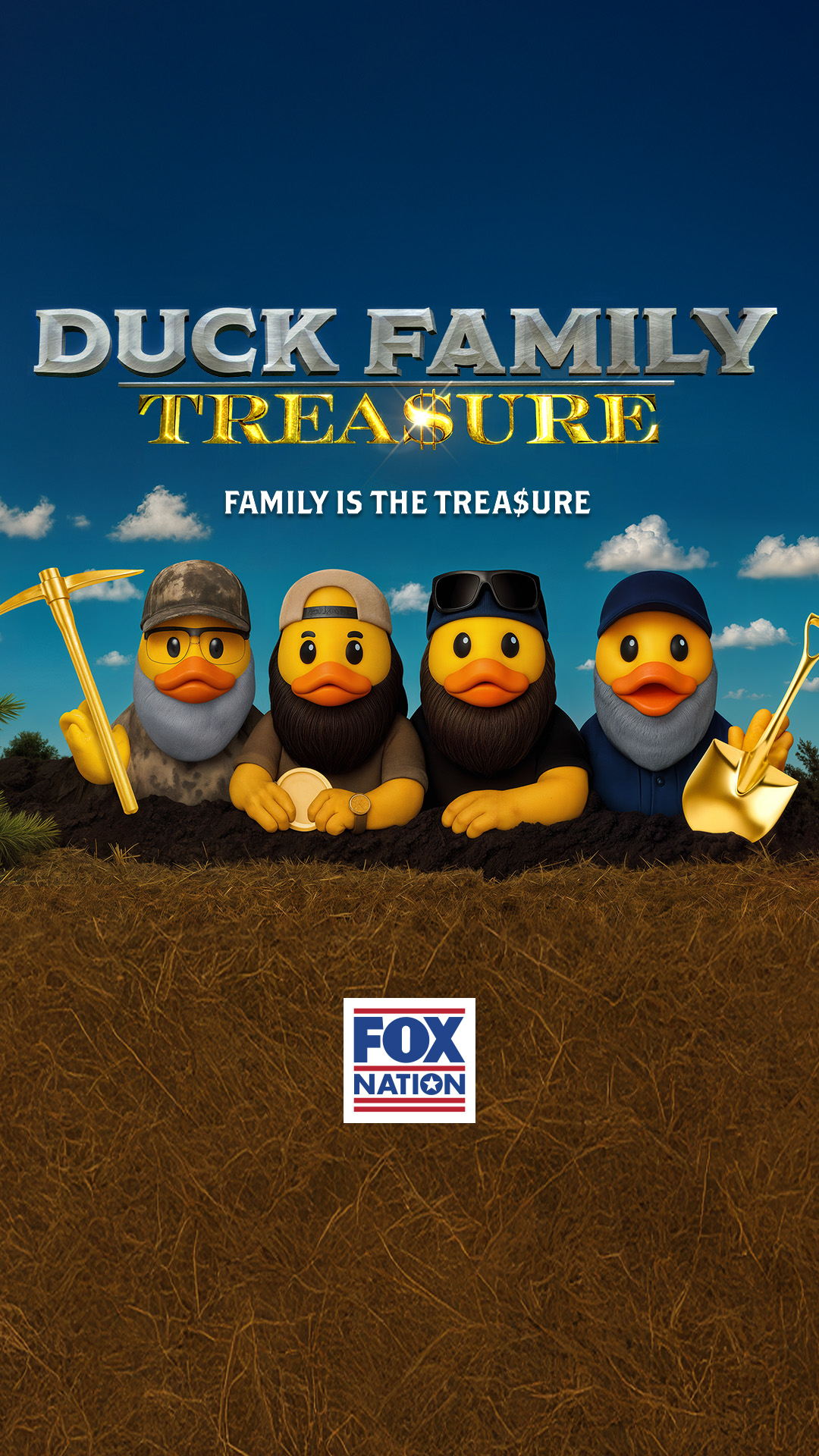Duck Family Treasure vertical social story